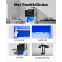 Commercial Ice Maker Machine, 300LBS/24H Ice Making Machine with 250LBS Large Storage Bin, Auto Self-Cleaning Ice Maker Machine 