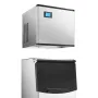 Commercial Ice Maker Machine, 300LBS/24H Ice Making Machine with 250LBS Large Storage Bin, Auto Self-Cleaning Ice Maker Machine 