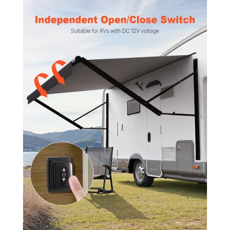 16 'RV -udskiftning Markise Electric Trailer Markise til de