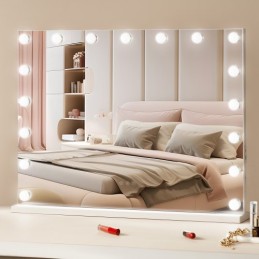 Hollywood Vanity Mirror With Lights w/ USB Type C Desktop Wallmount 23.6in