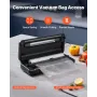 Vacuum Sealer Machine, 80Kpa 120W Powerful Compact Food Sealer, 7-in-1 Multi-Functional Food Vacuum Sealer, Automatic Air Sealin