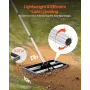 Lawn Leveling Rake, Lawn Leveler with 63.4 in Adjustable Handle, 17x10 in Ground Plate, Heavy Duty & Rust-Resistant Metal Soil L