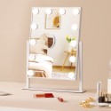 Hollywood Vanity Makeup Mirror With Lights 5X Magnification 16.1x11.8 in
