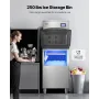 Commercial Ice Maker Machine, 450LBS/24H Ice Making Machine with 250LBS Large Storage Bin, Auto Self-Cleaning Ice Maker Machine 