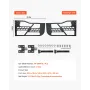 Jeep Tube Doors, 2-Door, Hunting Style Jeep Tubular Door with Heavy-Duty Hinges & OE Latch, Jeep Doors with Rubber Pads & Toughe