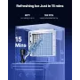 Commercial Ice Maker Machine 450 lbs/Day, 22 Inch Stainless Steel Industrial Ice Machine, Self-Cleaning and Scheduled Ice Making