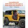 2-dørs Jeep Tube Doors Jeep Tubular Door for 2018-2024 Jeep