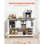 Kaffebarskab 4-lags kaffebarbord med stalddøre til stue