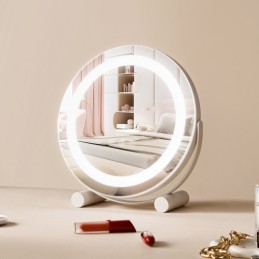 12â €  Vanity Mirror With Lights LED Makeup Round m/ Smart Touch til soveværelse