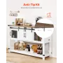 Kaffebarskab 4-lags kaffebarbord med stalddøre til stue