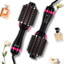 Hair Blow Dryer Brush Ionic Hair Styler Volumizer with 75mm Oval Barrel