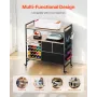 G håndværksvogn og opbevaringsbord med 20 vinylrulleholdere 3