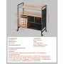 Rolling Craft Cart and Storage Table, Compatible with Cricut Machines, Crafting Table Organization Workstation, Craft Rolling St