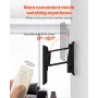 Motorized TV Wall Mount, TV Mount for 32 to 65 Inch TV, Electric Adjustable Ceiling TV Mount, Motorized Flip Down TV Mount Brack