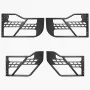 Jeep Tube Doors, 4-Door, Hunting Style Jeep Tubular Door with Heavy-Duty Hinges & OE Latch, Jeep Doors with Rubber Pads, Fit for