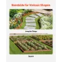 Steel Landscape Edging, 10 Packs 40 x 4.5 in Weather-Resistant & Pre-Rust Metal Landscape Edging, Bendable Garden Edging Border,