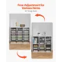 Literature Organizer, 24 Compartments Office Mailbox with Adjustable Shelves, Wooden Mailbox Sorter Medium Density Fiberboard Of