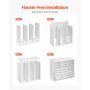Literature Organizer, 24 Compartments Office Mailbox with Adjustable Shelves, Wooden Mailbox Sorter Medium Density Fiberboard Of