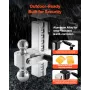 Justerbar trailer Hitch 2 "Modtager 8" Drop Tri-Ball Hitch