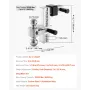 Justerbar trailer Hitch 2 "Modtager 8" Drop Tri-Ball Hitch