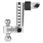 Justerbar trailer Hitch 2 "Modtager 8" Drop Tri-Ball Hitch
