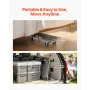Furniture Dolly, 551 lbs Load Capacity, Furniture Moving Dollies with 4 TPR Silent Wheels, Rectangle Multifunctional Flat Dolly 