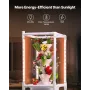 Hydroponisk voksende system med vokse lys 30 bælg Hydroponic