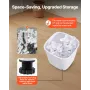 Hydroponic Growing System with Grow Light, 30 Pods Vertical 6 Tiers Hydroponic Tower, Home Hydronic Garden with Water Pump, Plan
