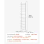 Over the Door Pantry Organizer, 10-Tier Pantry Organization and Storage, Heavy-Duty Steel Hanging Spice Rack, Adjustable Wall Se