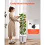 Hydroponisk voksende system med hjul 50 bælg Hydroponic Tower