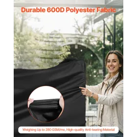 59 inch Grill Cover Heavy Duty BBQ Gas Grill Cover Outdoor Waterproof