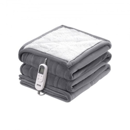 Heated Blanket 150 x 200 cm Queen Electric Throw Soft Flannel for Gift