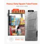 Over the Door Pantry Organizer, 8-Tier Pantry Organization and Storage, Heavy-Duty Steel Hanging Spice Rack, Adjustable Wall Sea