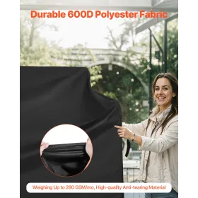 60 tommer grilldæksel Tungt grill Gas Grill Cover Outdoor Waterproof