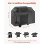 Grill Cover, 60 inch BBQ Covers for Outdoor Grills, Waterproof, Fade Resistant, Weather Resistant Heavy Duty 600D Polyester, Eas