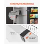 Over the Door Pantry Organizer, 9-Tier Pantry Organization and Storage, Heavy-Duty Steel Hanging Spice Rack, Adjustable Wall Sea