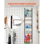 9-lags over døren pantry arrangør hængende opbevaringsstativ