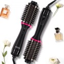 Hair Blow Dryer Brush Ionic Hair Styler Volumizer with 65mm Oval Barrel