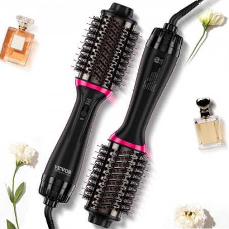 Hair Blow Dryer Brush Ionic Hair Styler Volumizer with 65mm Oval Barrel