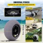Beach Balloon Wheels, 16" Replacement Sand Tires, TPU Cart Tires for Kayak Dolly, Canoe Cart and Buggy with Free Air Pump, 2-Pac