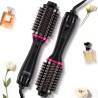 Hair Blow Dryer Brush Ionic Hair Styler Volumizer with 65mm Oval Barrel
