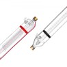 130W CO2 Laser Tube 65 in / 1650 mm Borosilicate Glass Laser Cutter Tube