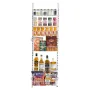 Over the Door Pantry Organizer, 6-Tier Pantry Organization and Storage, Heavy-Duty Steel Hanging Spice Rack, Adjustable Wall Sea