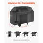 Grill Cover, 65 inch BBQ Covers for Outdoor Grills, Waterproof, Fade Resistant, Weather Resistant Heavy Duty 600D Polyester, Eas