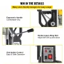 Magnetisk bore, 1100W 1,57 "kedelig diameter, 2697 lbf/12000n