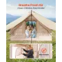 Oppusteligt telt til camping 3-5 person glampende telt med