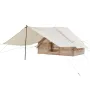 Inflatable Tents for Camping, 3-5 Person Easy Setup Blow up Tent with Hand Pump, 300D Oxford 4 Season Glamping Tent with Canopy,