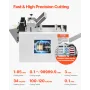Auto Heat-Shrink Tube Cutter, Cable Pipe Cutting Machine with 1mm-85mm Cutting Width, 0.1mm-99999.9mm Length, Automatic Tube Cut