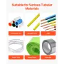 Auto Heat-Shrink Tube Cutter, Cable Pipe Cutting Machine with 1mm-85mm Cutting Width, 0.1mm-99999.9mm Length, Automatic Tube Cut