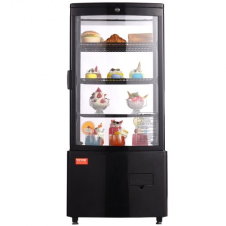 Refrigerated Display Case Bakery Display Fridge Case 3 cu.ft/85L 3-Tier